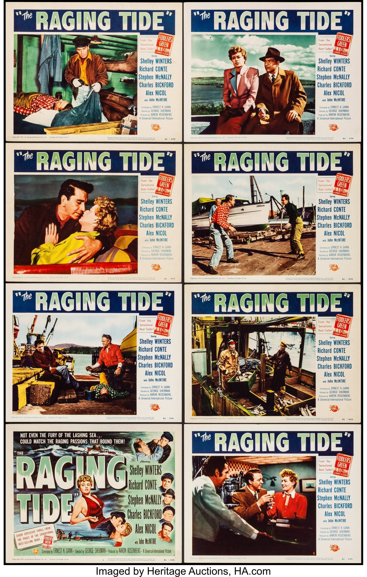 Pepito’s Filmography: “The Raging Tide” Starring Richard Conte & Shelley Winters (1951)