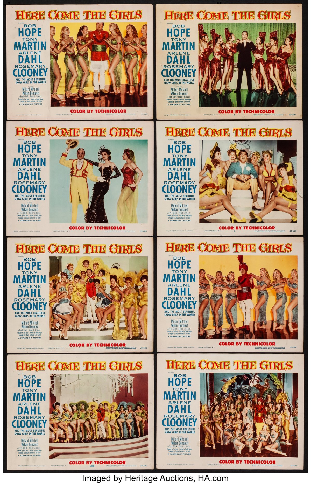 Pepito’s Filmography: “Here Come the Girls” Starring Bob Hope (1953)