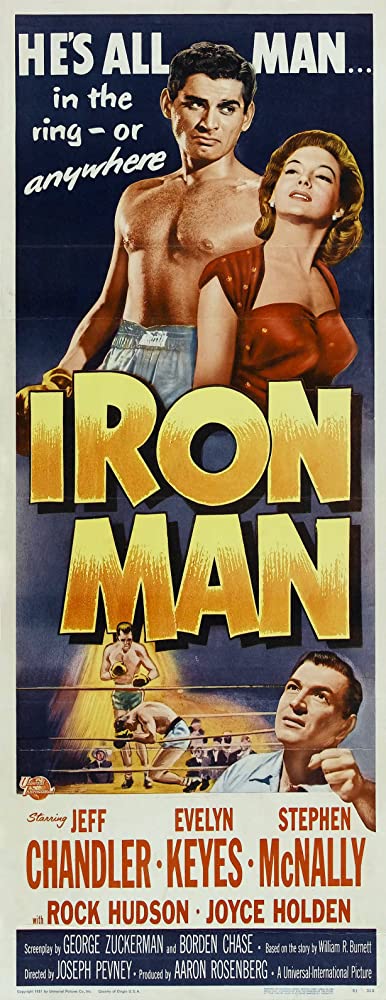 VIDEO: Pepito’s Filmography:  “Iron Man” Starring Jeff Chandler & Rock Hudson (1951)