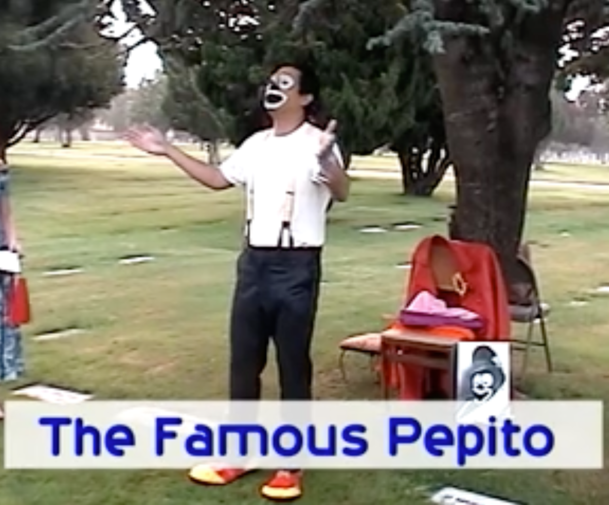 VIDEO: Pepito the Spanish Clown Reenactor at Fairhaven Cemetery (2003)